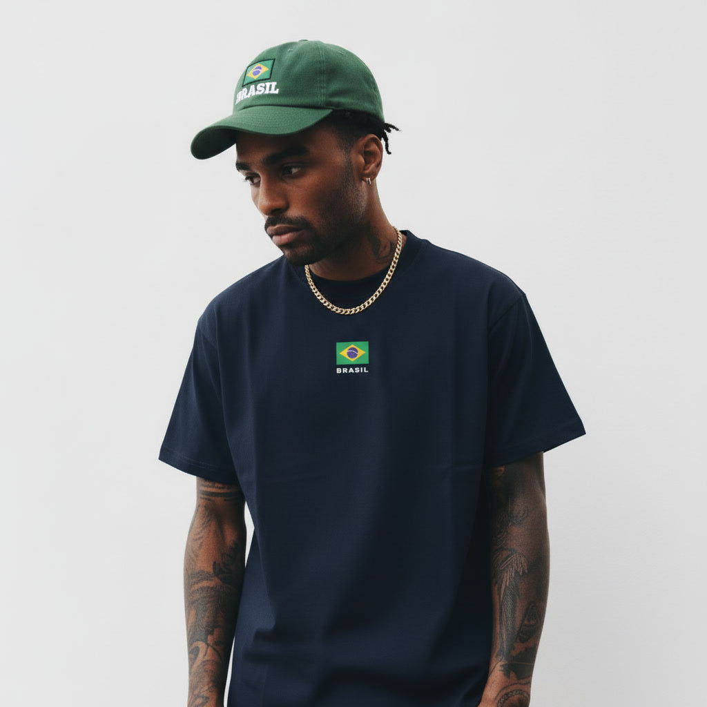 COMS oversized high neck t-shirt