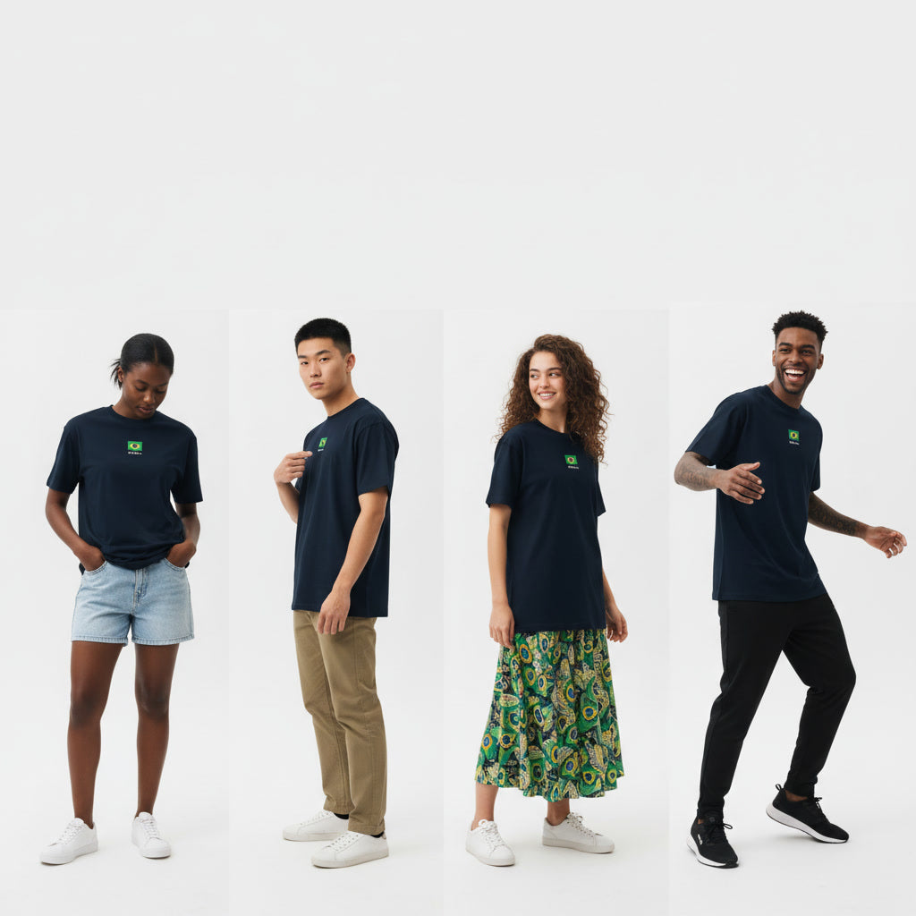 COMS oversized high neck t-shirt